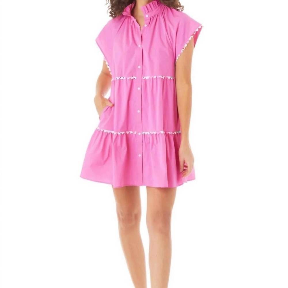 Crosby Pink Tiered Dress